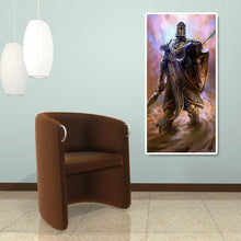 Charger l&#39;image dans la galerie, Guerrier de dessin animé - diamant rond complet - 45x85cm

