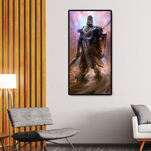 Charger l&#39;image dans la galerie, Guerrier de dessin animé - diamant rond complet - 45x85cm
