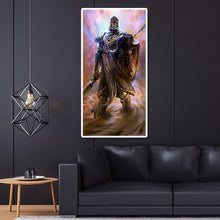 Charger l&#39;image dans la galerie, Guerrier de dessin animé - diamant rond complet - 45x85cm
