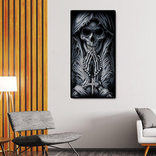 Charger l&#39;image dans la galerie, Skeleton pray - diamant rond complet - 45x85cm
