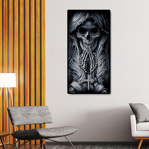 Skeleton pray - diamant rond complet - 45x85cm