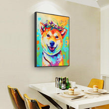 Charger l&#39;image dans la galerie, Chiot - diamant rond complet - 30x40cm
