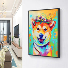 Charger l&#39;image dans la galerie, Chiot - diamant rond complet - 30x40cm
