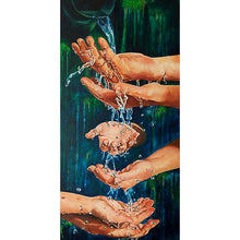Charger l&#39;image dans la galerie, Handation - diamant rond complet - 45x85cm
