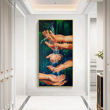 Charger l&#39;image dans la galerie, Handation - diamant rond complet - 45x85cm
