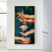 Charger l&#39;image dans la galerie, Handation - diamant rond complet - 45x85cm
