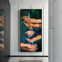 Charger l&#39;image dans la galerie, Handation - diamant rond complet - 45x85cm
