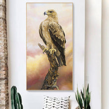 Charger l&#39;image dans la galerie, Aigle animal - diamant rond complet - 45x85cm
