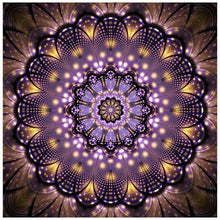 Charger l&#39;image dans la galerie, Fleur colorée - diamant rond complet - 30x30cm
