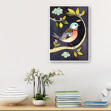 Charger l&#39;image dans la galerie, Oiseaux - diamant rond complet - 30x40cm
