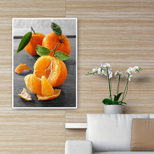 Charger l&#39;image dans la galerie, Orange - diamant rond complet - 30x40cm
