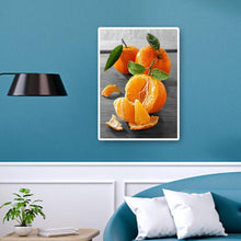 Charger l&#39;image dans la galerie, Orange - diamant rond complet - 30x40cm
