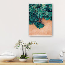 Charger l&#39;image dans la galerie, Plante succulente - diamant rond complet - 30x40cm

