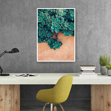 Charger l&#39;image dans la galerie, Plante succulente - diamant rond complet - 30x40cm

