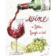 Charger l&#39;image dans la galerie, Verre à vin - diamant rond complet - 30x40cm
