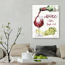 Charger l&#39;image dans la galerie, Verre à vin - diamant rond complet - 30x40cm

