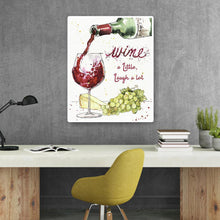 Charger l&#39;image dans la galerie, Verre à vin - diamant rond complet - 30x40cm
