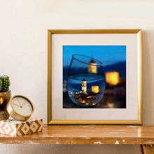 Charger l&#39;image dans la galerie, Paysage dans la tasse - diamant rond complet - 25x25cm

