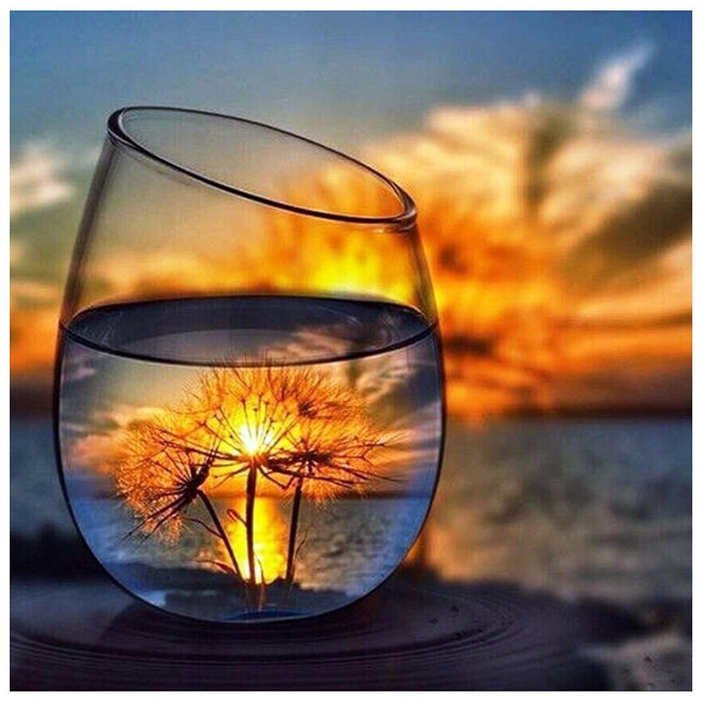 Coup de coupe - diamant rond complet - 25x25cm