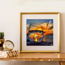 Charger l&#39;image dans la galerie, Coup de coupe - diamant rond complet - 25x25cm
