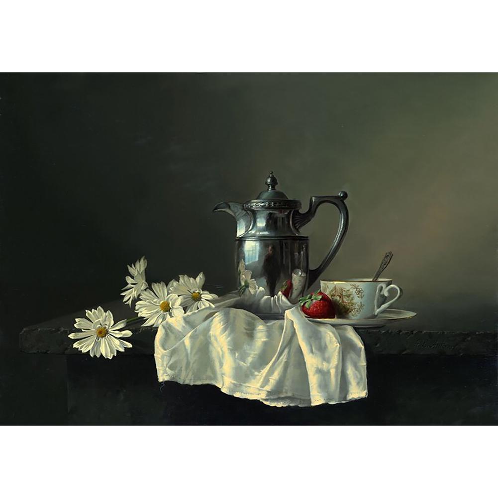 Photo - diamant rond complet - 40x30cm