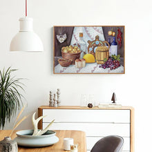 Charger l&#39;image dans la galerie, Lettre - diamant rond complet - 40x30cm
