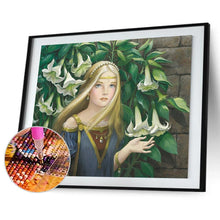 Charger l&#39;image dans la galerie, Figure - diamant rond complet - 40x30cm
