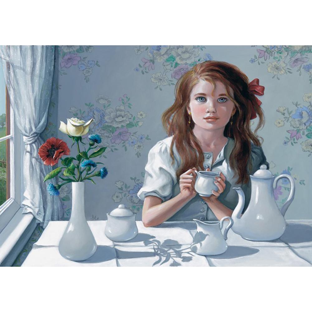 Figure - diamant rond complet - 40x30cm