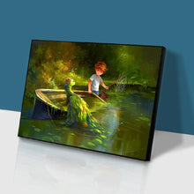 Charger l&#39;image dans la galerie, Figure - diamant rond complet - 40x30cm

