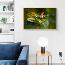 Charger l&#39;image dans la galerie, Figure - diamant rond complet - 40x30cm

