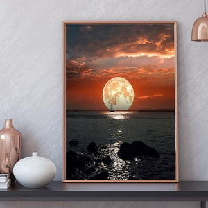 Fantasy nature - diamant rond complet - 30x40cm