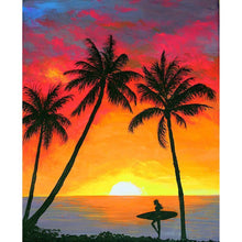 Charger l&#39;image dans la galerie, Fantasy nature - diamant rond complet - 30x40cm
