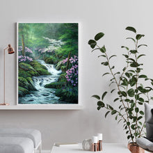 Charger l&#39;image dans la galerie, Fantasy nature - diamant rond complet - 30x40cm
