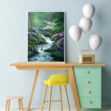 Charger l&#39;image dans la galerie, Fantasy nature - diamant rond complet - 30x40cm
