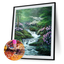 Charger l&#39;image dans la galerie, Fantasy nature - diamant rond complet - 30x40cm
