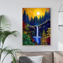 Charger l&#39;image dans la galerie, Fantasy nature - diamant rond complet - 30x40cm
