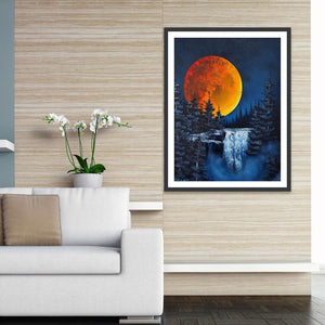 Fantasy nature - diamant rond complet - 30x40cm