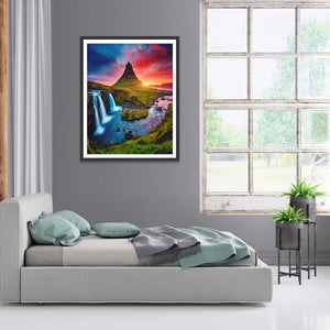Fantasy nature - diamant rond complet - 30x40cm