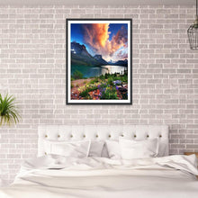Charger l&#39;image dans la galerie, Fantasy nature - diamant rond complet - 30x40cm
