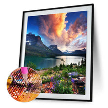 Charger l&#39;image dans la galerie, Fantasy nature - diamant rond complet - 30x40cm
