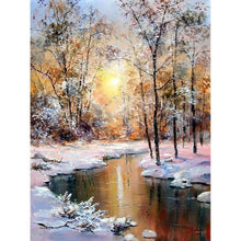 Charger l&#39;image dans la galerie, Fantasy nature - diamant rond complet - 30x40cm
