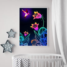 Charger l&#39;image dans la galerie, Fleurs de fleur - diamant rond complet - 30x40cm
