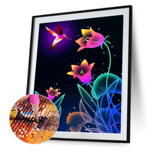 Charger l&#39;image dans la galerie, Fleurs de fleur - diamant rond complet - 30x40cm
