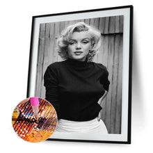Charger l&#39;image dans la galerie, Marilyn monroe - diamant rond complet - 30x40cm
