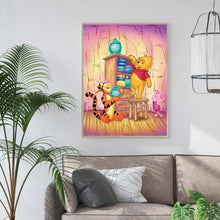 Charger l&#39;image dans la galerie, Ours - diamant rond complet - 30x40cm
