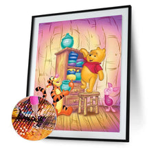 Charger l&#39;image dans la galerie, Ours - diamant rond complet - 30x40cm
