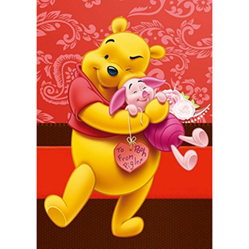 Ours - diamant rond complet - 30x40cm