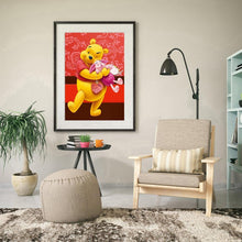 Charger l&#39;image dans la galerie, Ours - diamant rond complet - 30x40cm
