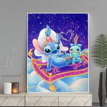 Charger l&#39;image dans la galerie, Poupée de dessin animé - diamant rond complet - 40x50cm

