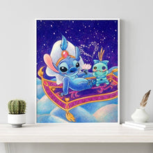 Charger l&#39;image dans la galerie, Poupée de dessin animé - diamant rond complet - 40x50cm
